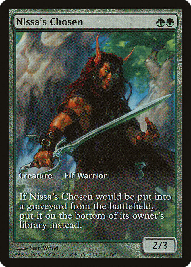 Nissa's Chosen (Game Day) (Extended Art) [Zendikar Promos] | Chromatic Games