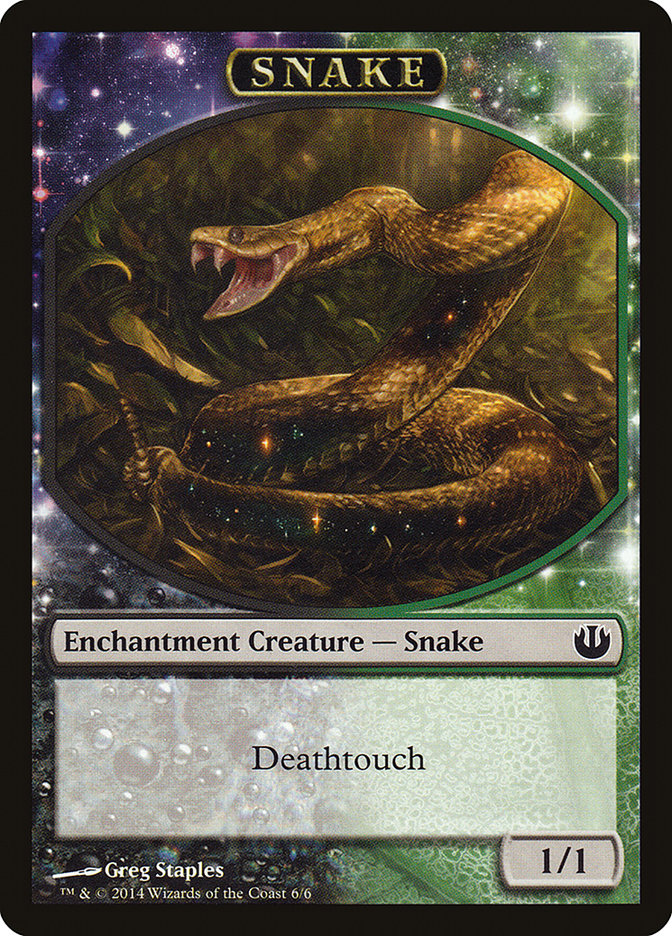 Snake Token [Journey into Nyx Tokens] | Chromatic Games