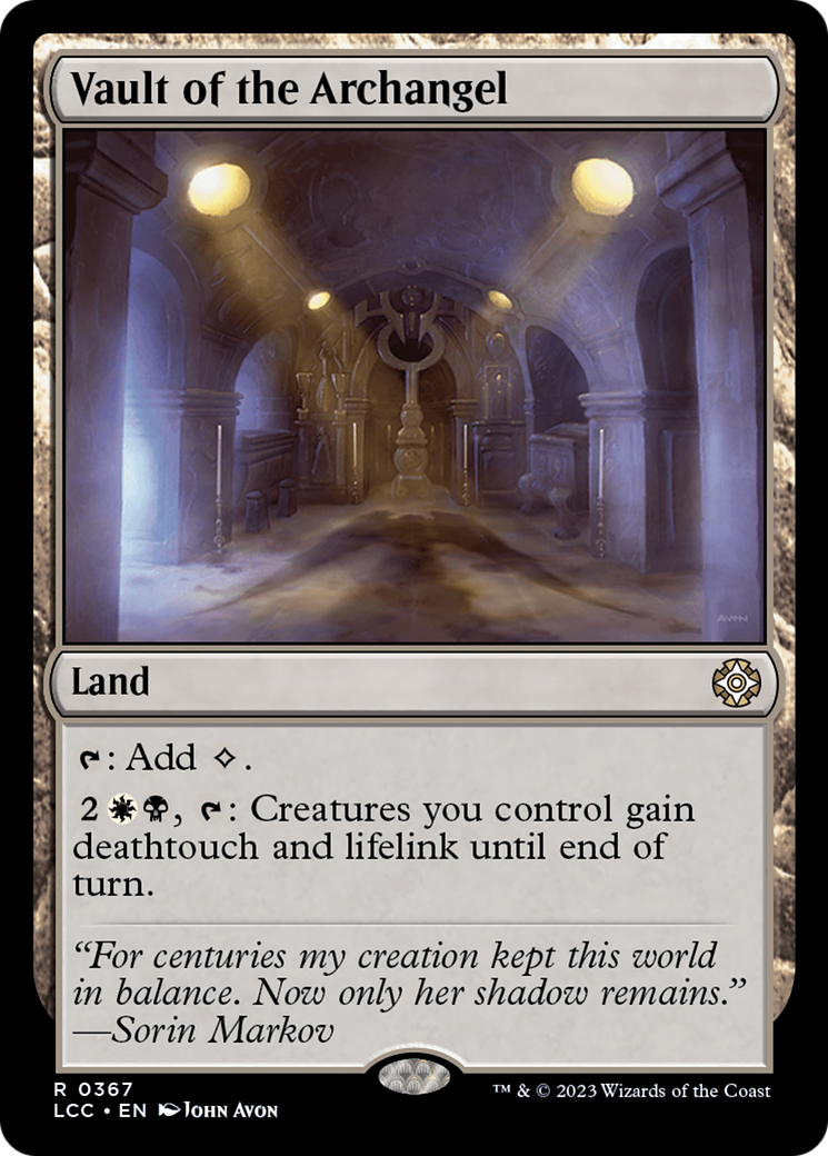 Vault of the Archangel [The Lost Caverns of Ixalan Commander] | Chromatic Games