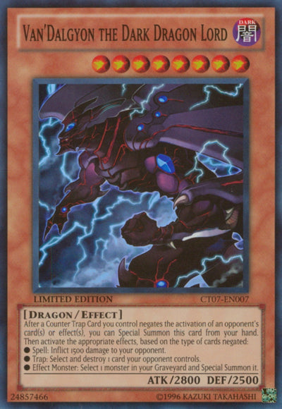 Van'Dalgyon The Dark Dragon Lord [CT07-EN007] Super Rare | Chromatic Games