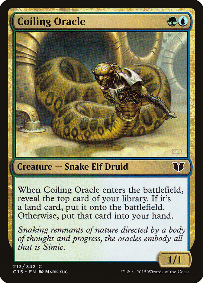 Coiling Oracle [Commander 2015] | Chromatic Games