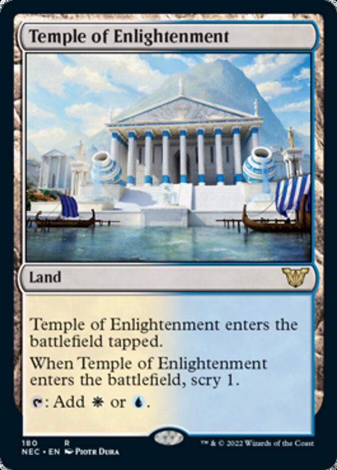 Temple of Enlightenment [Kamigawa: Neon Dynasty Commander] | Chromatic Games