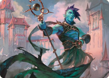 Haughty Djinn Art Card [Dominaria United Art Series] | Chromatic Games