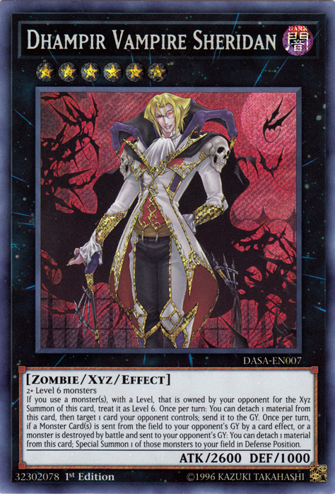 Dhampir Vampire Sheridan [DASA-EN007] Secret Rare | Chromatic Games