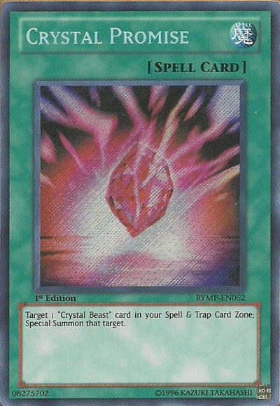 Crystal Promise [RYMP-EN052] Secret Rare | Chromatic Games