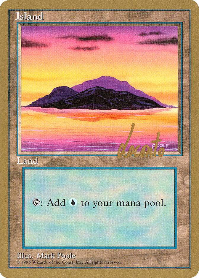 Island (ml368) (Michael Loconto) [Pro Tour Collector Set] | Chromatic Games