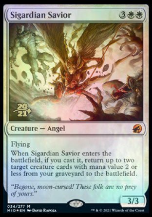 Sigardian Savior [Innistrad: Midnight Hunt Prerelease Promos] | Chromatic Games