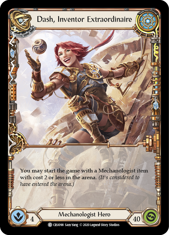 Dash, Inventor Extraordinaire [CRU098] (Crucible of War)  1st Edition Normal | Chromatic Games