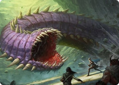 Purple Worm Art Card [Dungeons & Dragons: Adventures in the Forgotten Realms Art Series] | Chromatic Games