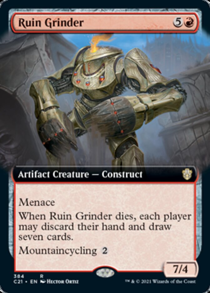 Ruin Grinder (Extended Art) [Commander 2021] | Chromatic Games