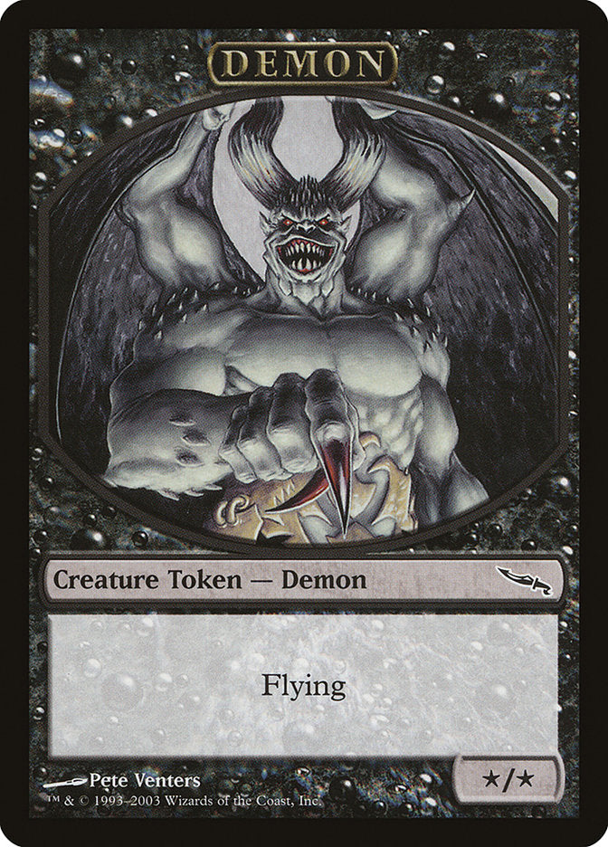 Demon Token [Magic Player Rewards 2003] | Chromatic Games