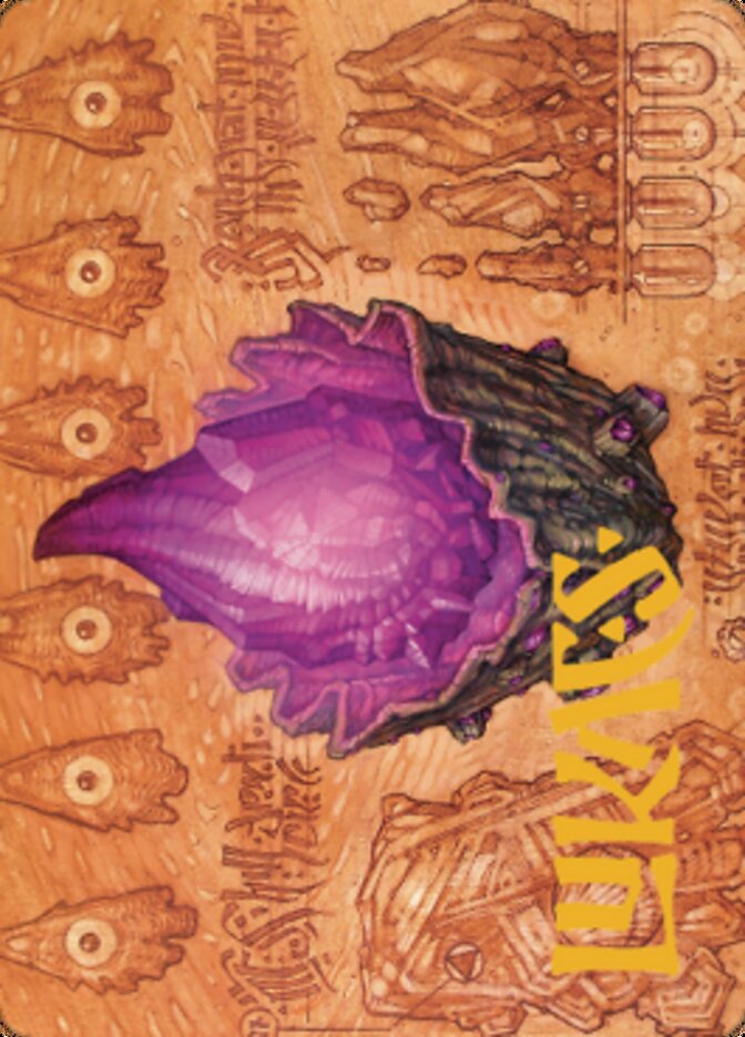 Thorn of Amethyst Art Card (Gold-Stamped Signature) [The Brothers' War Art Series] | Chromatic Games