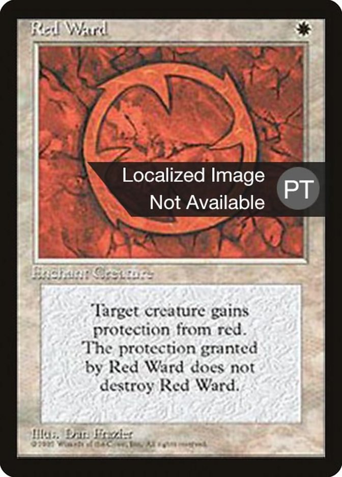 Red Ward [Fourth Edition (Foreign Black Border)] | Chromatic Games