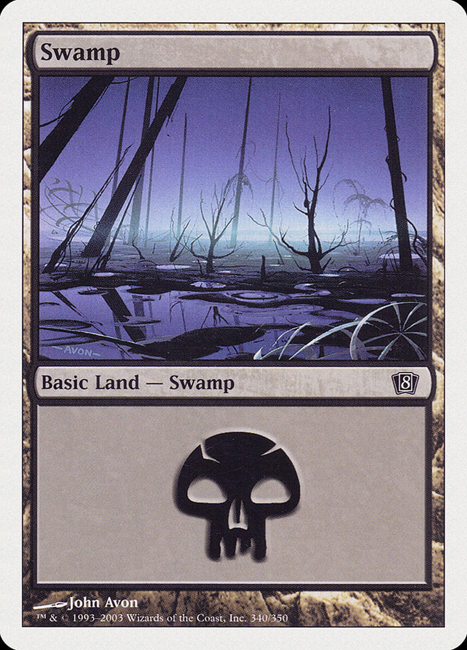 Swamp (340) [Eighth Edition] | Chromatic Games