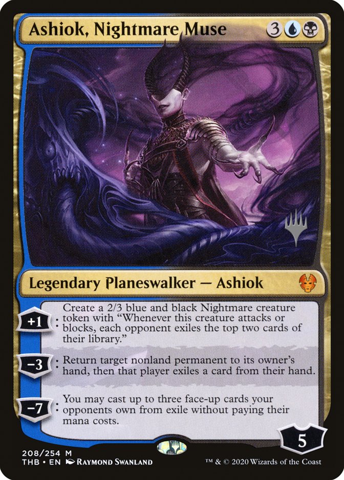 Ashiok, Nightmare Muse (Promo Pack) [Theros Beyond Death Promos] | Chromatic Games