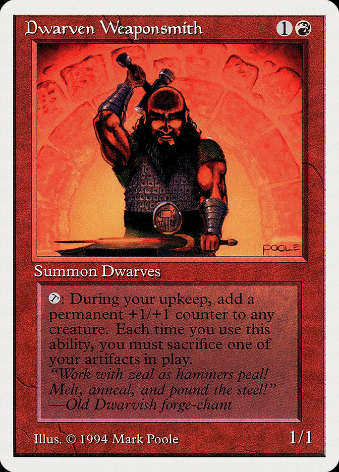 Dwarven Weaponsmith [Summer Magic / Edgar] | Chromatic Games