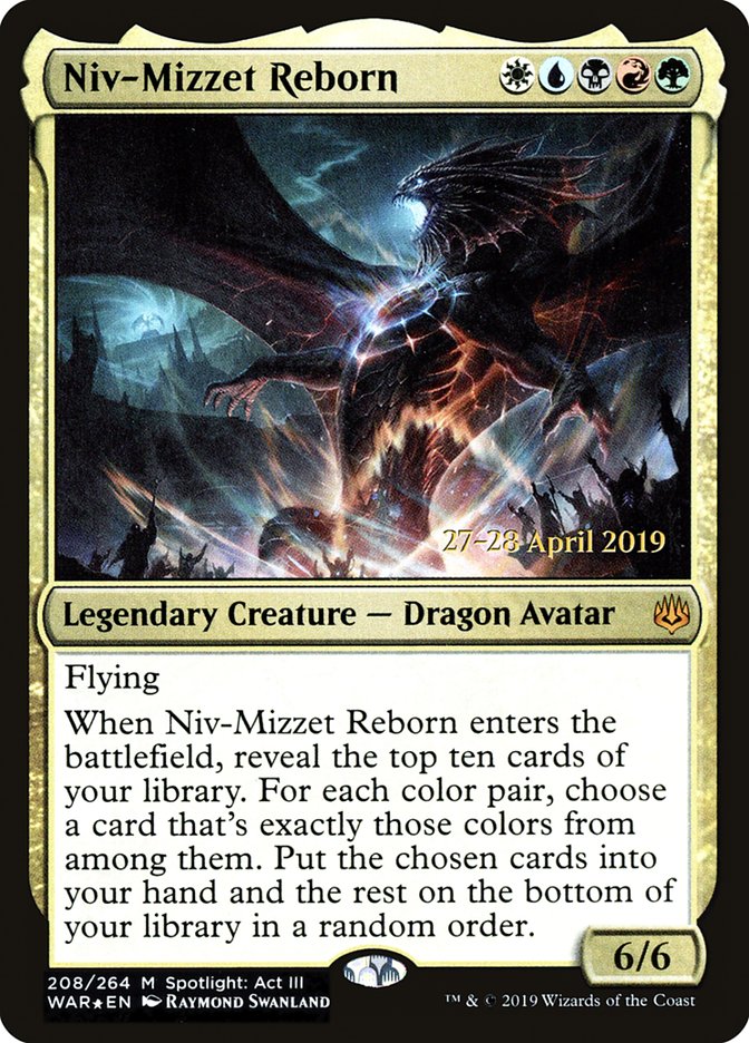 Niv-Mizzet Reborn [War of the Spark Prerelease Promos] | Chromatic Games