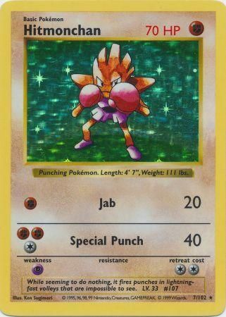 Hitmonchan [Base Set (Shadowless)] | Chromatic Games