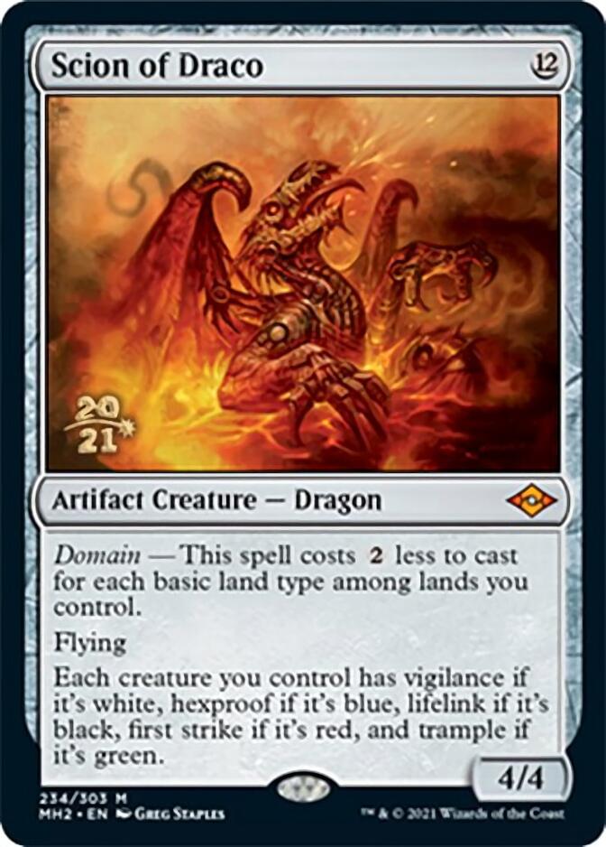 Scion of Draco [Modern Horizons 2 Prerelease Promos] | Chromatic Games