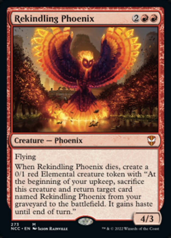 Rekindling Phoenix [Streets of New Capenna Commander] | Chromatic Games