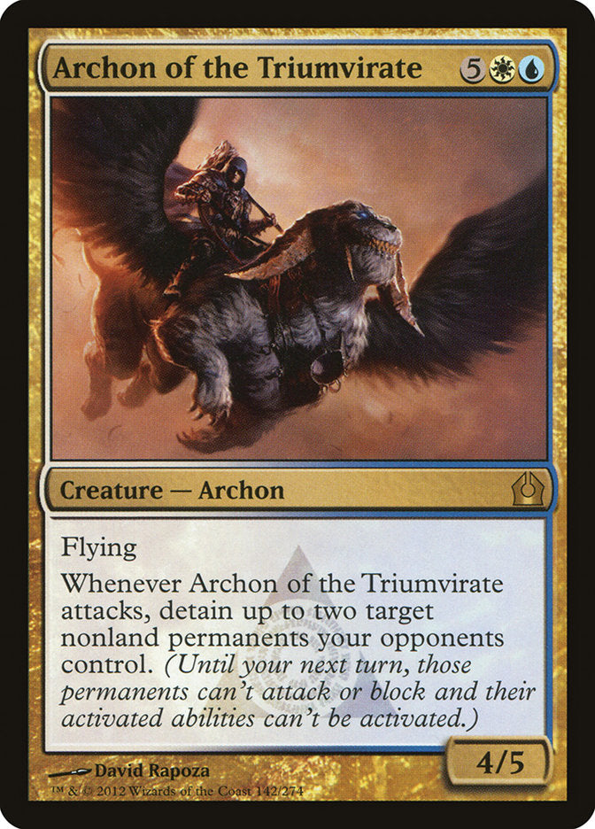 Archon of the Triumvirate [Return to Ravnica] | Chromatic Games