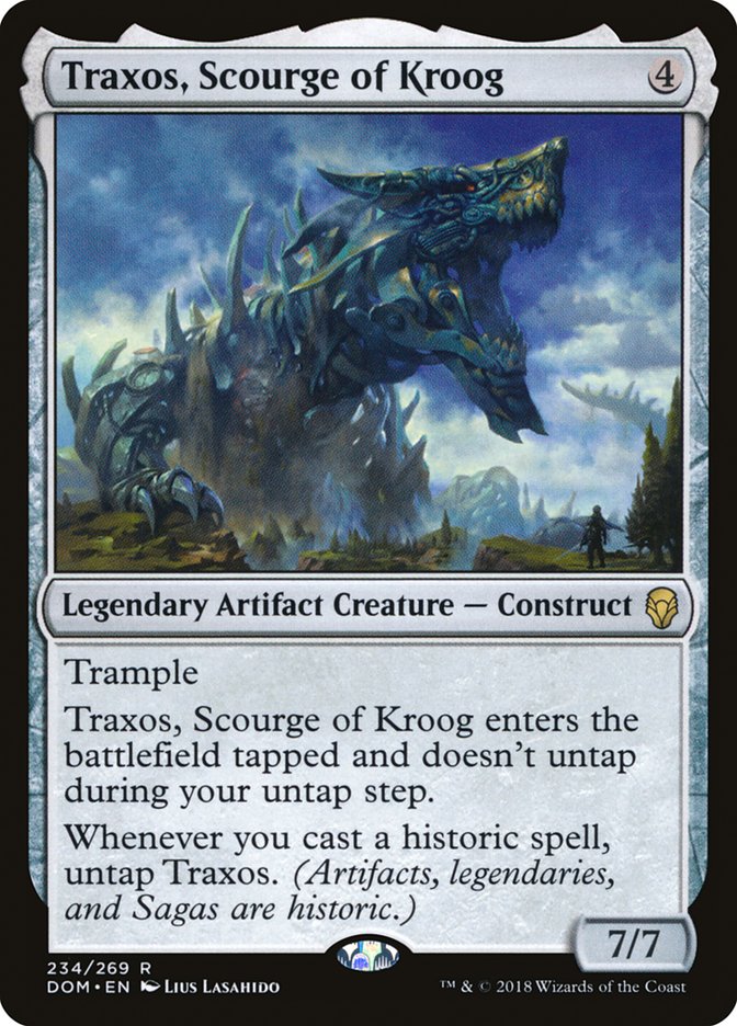 Traxos, Scourge of Kroog [Dominaria] | Chromatic Games