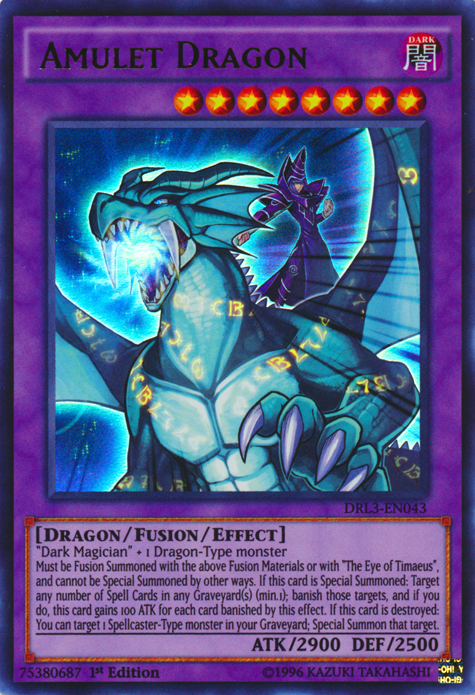 Amulet Dragon [DRL3-EN043] Ultra Rare | Chromatic Games