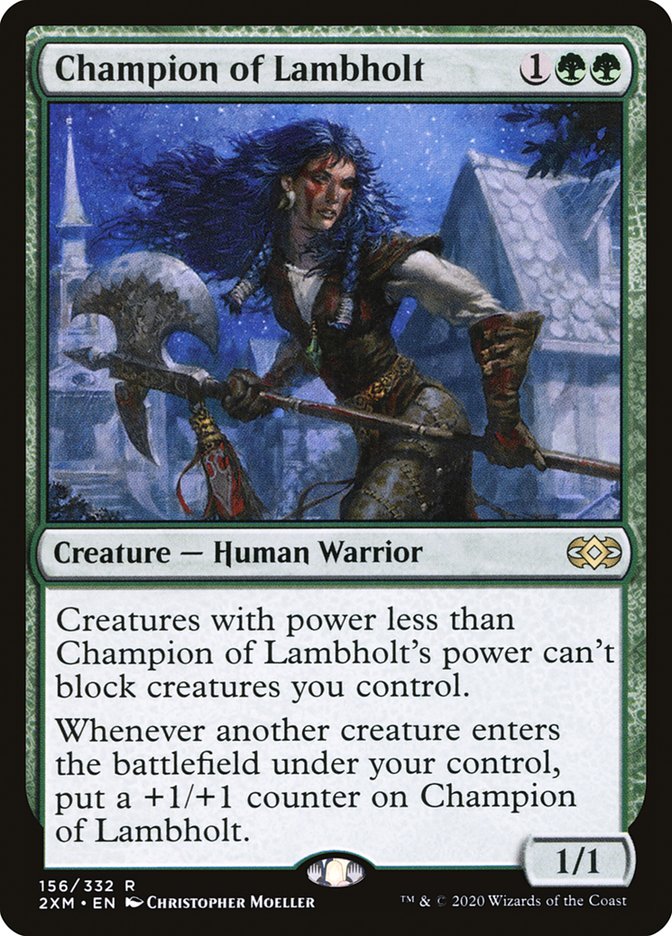 Champion of Lambholt [Double Masters] | Chromatic Games