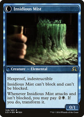 Elusive Tormentor // Insidious Mist [Shadows over Innistrad Prerelease Promos] | Chromatic Games