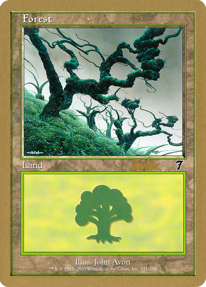 Forest (bk331) (Brian Kibler) [World Championship Decks 2002] | Chromatic Games