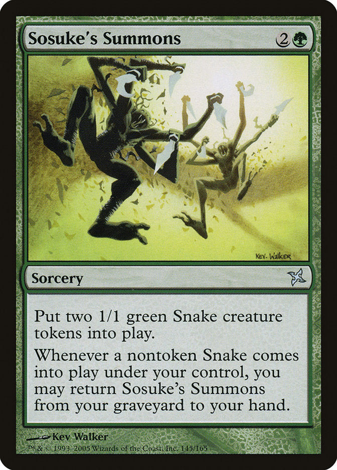 Sosuke's Summons [Betrayers of Kamigawa] | Chromatic Games
