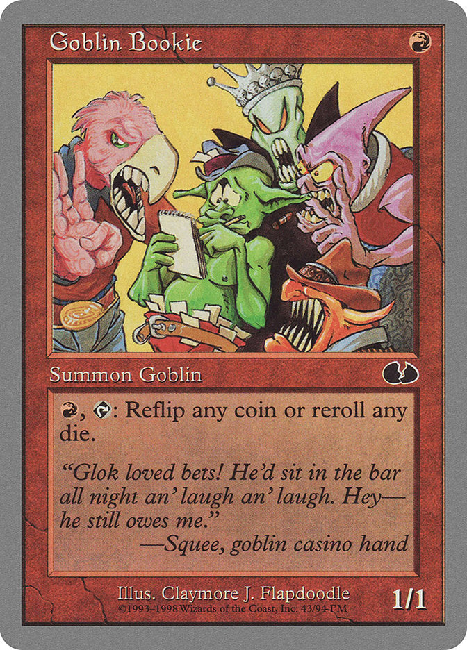 Goblin Bookie [Unglued] | Chromatic Games