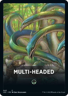 Multi-Headed Theme Card [Jumpstart 2022 Front Cards] | Chromatic Games