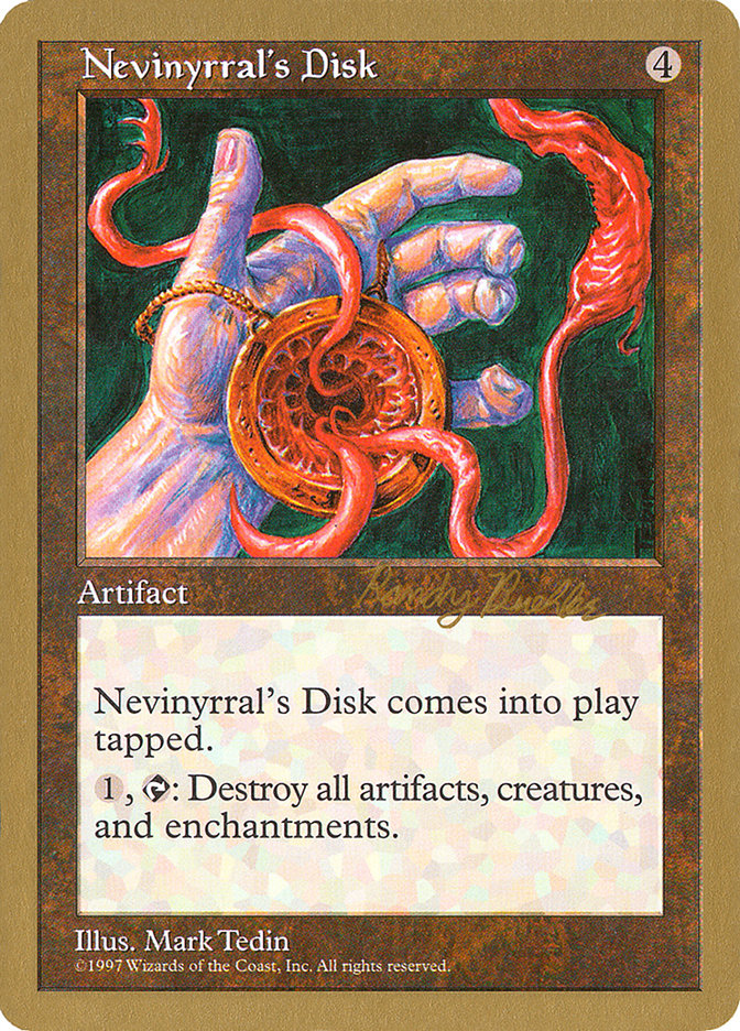 Nevinyrral's Disk (Randy Buehler) [World Championship Decks 1998] | Chromatic Games