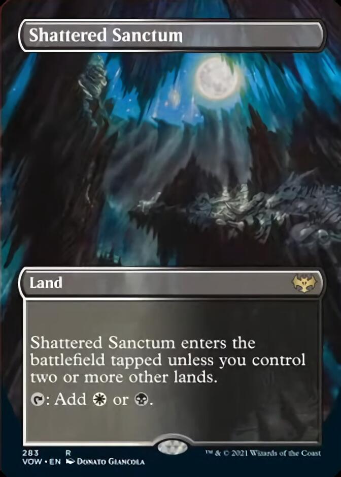 Shattered Sanctum (Borderless Alternate Art) [Innistrad: Crimson Vow] | Chromatic Games