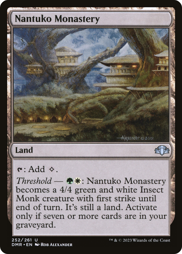 Nantuko Monastery [Dominaria Remastered] | Chromatic Games