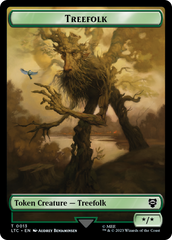 Treefolk // Food Token [The Lord of the Rings: Tales of Middle-Earth Commander Tokens] | Chromatic Games