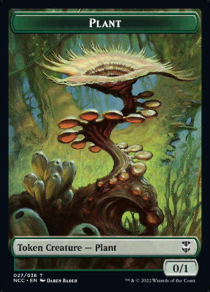 Plant // Citizen Double-Sided Token [Streets of New Capenna Commander Tokens] | Chromatic Games