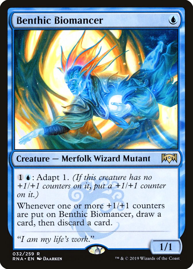 Benthic Biomancer [Ravnica Allegiance] | Chromatic Games