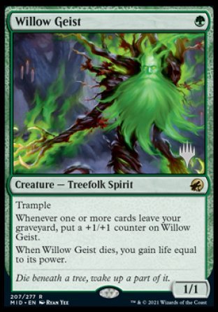 Willow Geist (Promo Pack) [Innistrad: Midnight Hunt Promos] | Chromatic Games