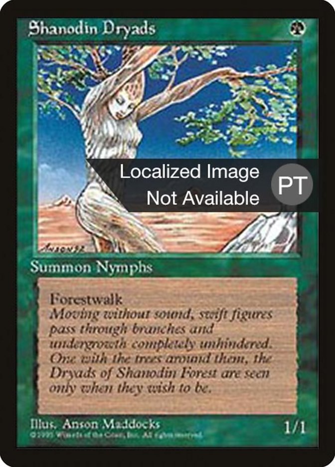 Shanodin Dryads [Fourth Edition (Foreign Black Border)] | Chromatic Games