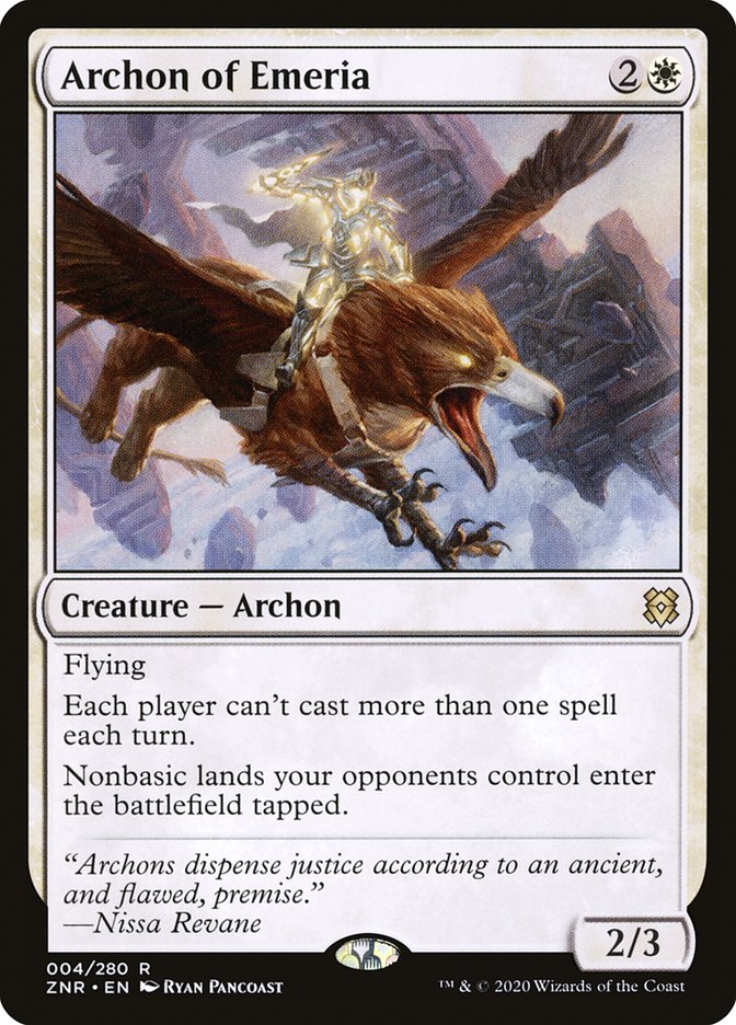 Archon of Emeria [Zendikar Rising] | Chromatic Games