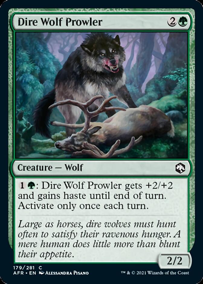 Dire Wolf Prowler [Dungeons & Dragons: Adventures in the Forgotten Realms] | Chromatic Games