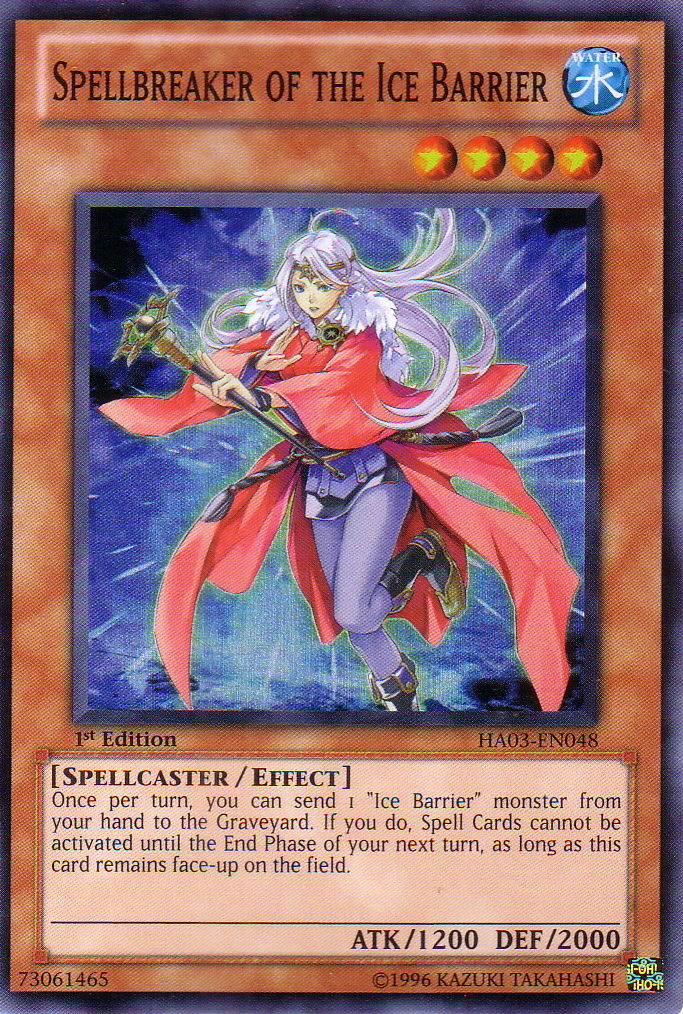 Spellbreaker of the Ice Barrier [HA03-EN048] Super Rare | Chromatic Games