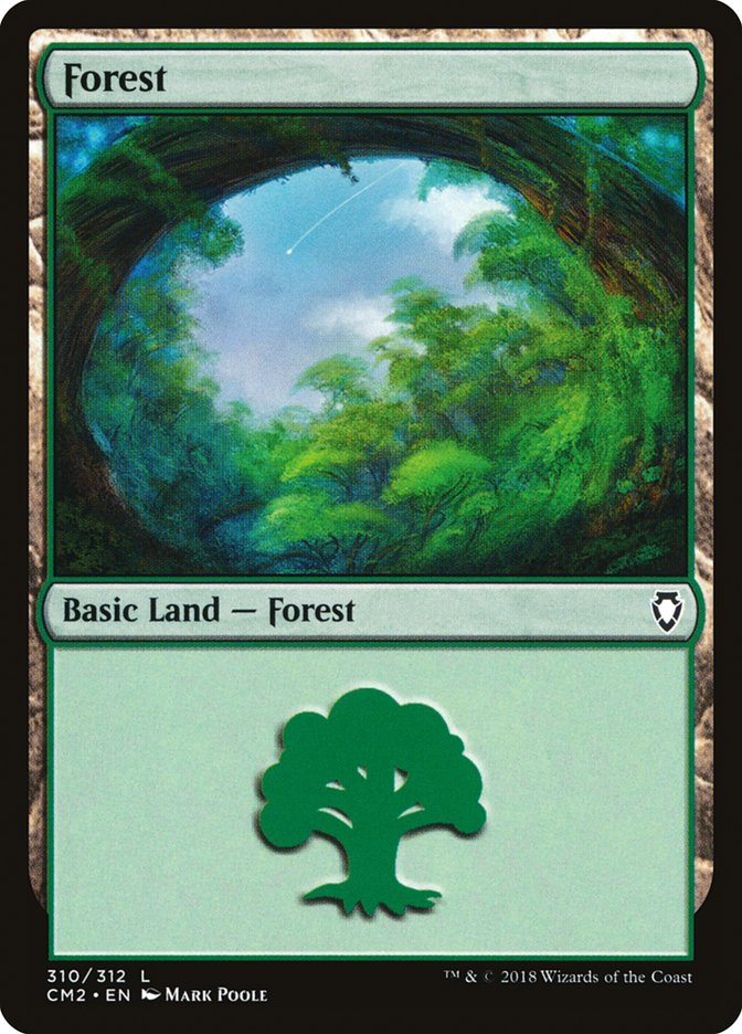 Forest (310) [Commander Anthology Volume II] | Chromatic Games