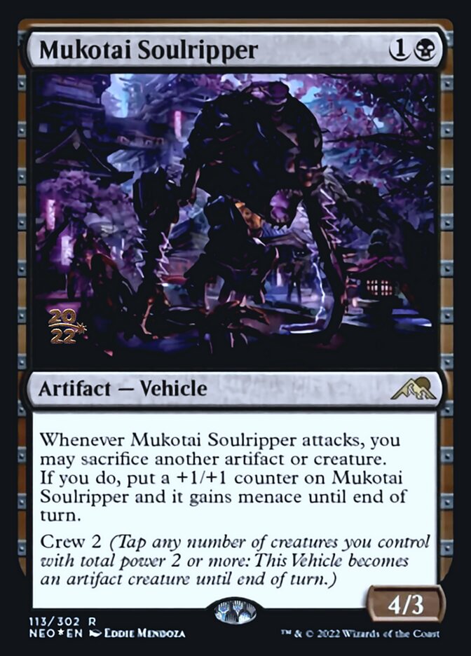 Mukotai Soulripper [Kamigawa: Neon Dynasty Prerelease Promos] | Chromatic Games