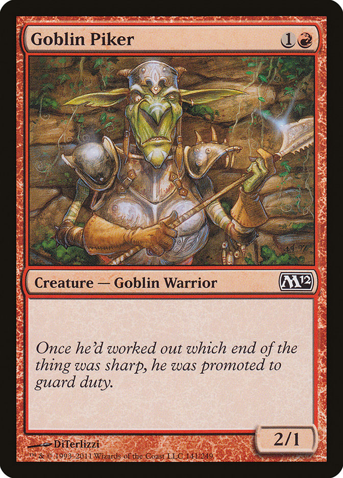 Goblin Piker [Magic 2012] | Chromatic Games