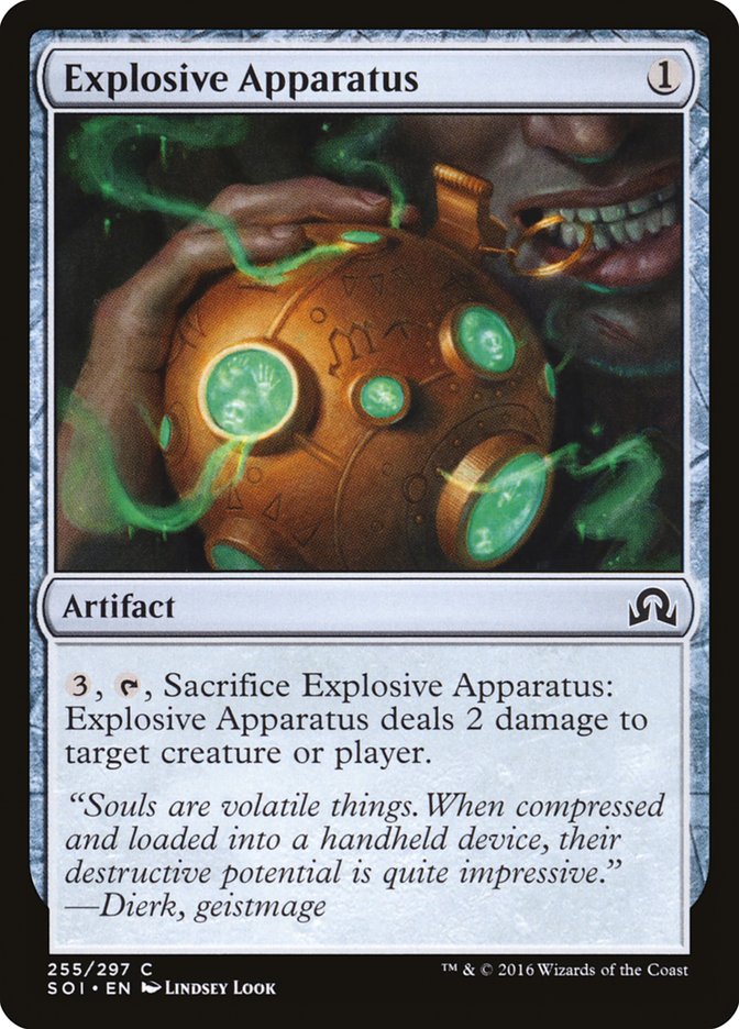 Explosive Apparatus [Shadows over Innistrad] | Chromatic Games