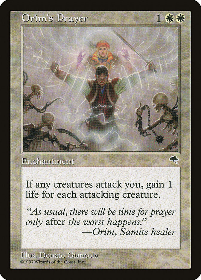 Orim's Prayer [Tempest] | Chromatic Games