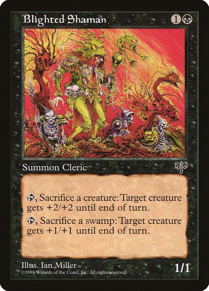 Blighted Shaman [Mirage] | Chromatic Games